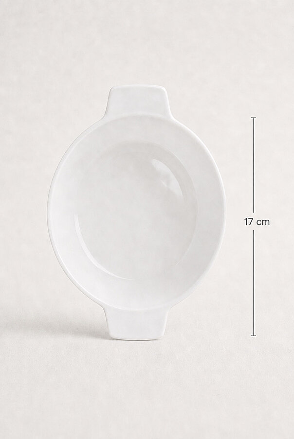 Acar Thora Porselen Oval Fırın Kabı - 17 cm JEA-09151 - 3