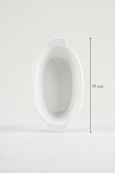 Acar Thora Porselen Oval Fırın Kabı -ALTILI 17 cm JEA-09158 - 3