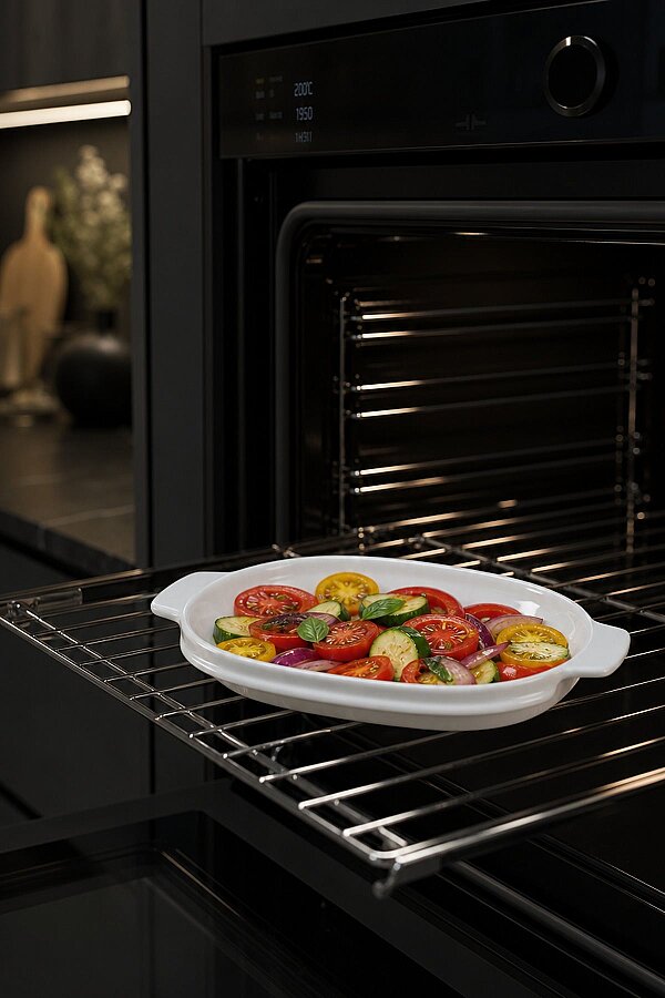 Acar Thora Porselen Oval Fırın Kabı - ALTILI 20 cm JEA-09166 - 2