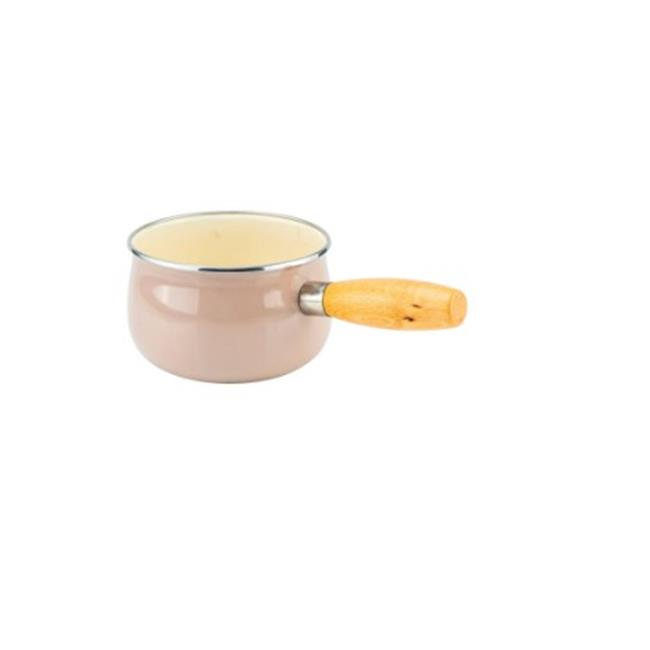 Bambum Lumino ahşap saplı tava bej 14 cm - 1
