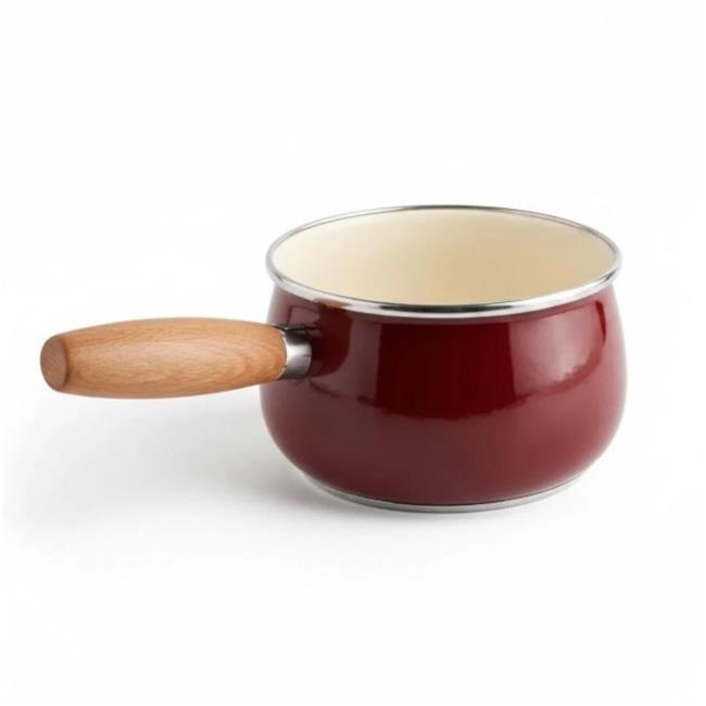 Bambum Lumino ahşap saplı tava kırmızı 14 cm - 1