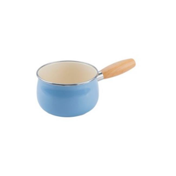 Bambum Lumino ahşap saplı tava mavi 14 cm