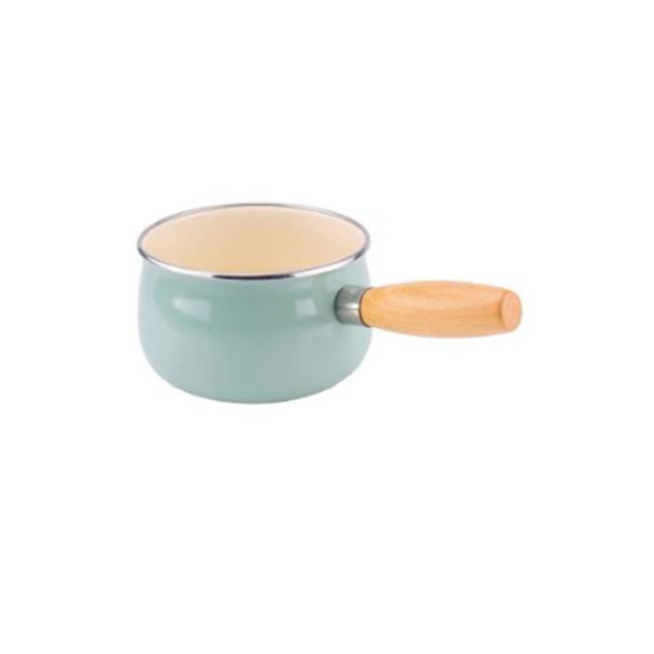 Bambum Lumino ahşap saplı tava yeşil 14 cm