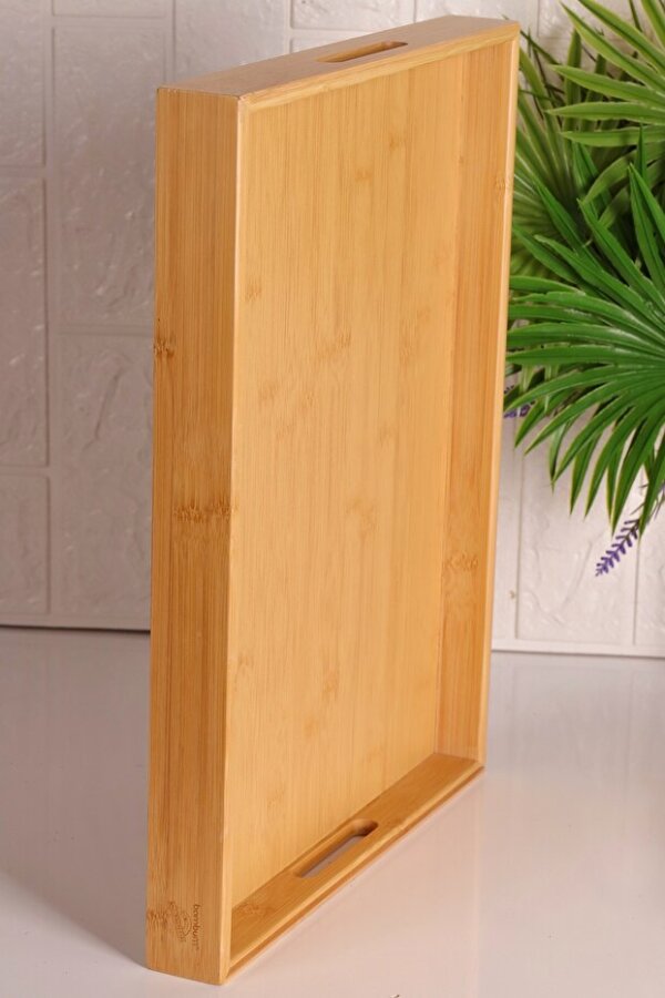Bambum Marbella - Bambu Desenli Tepsi Büyük - 3