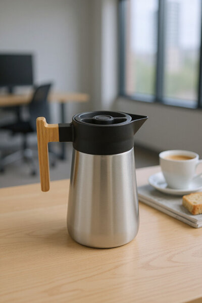 Bambum North - Bambu Saplı Çelik Termos Inox 1,5 Litre