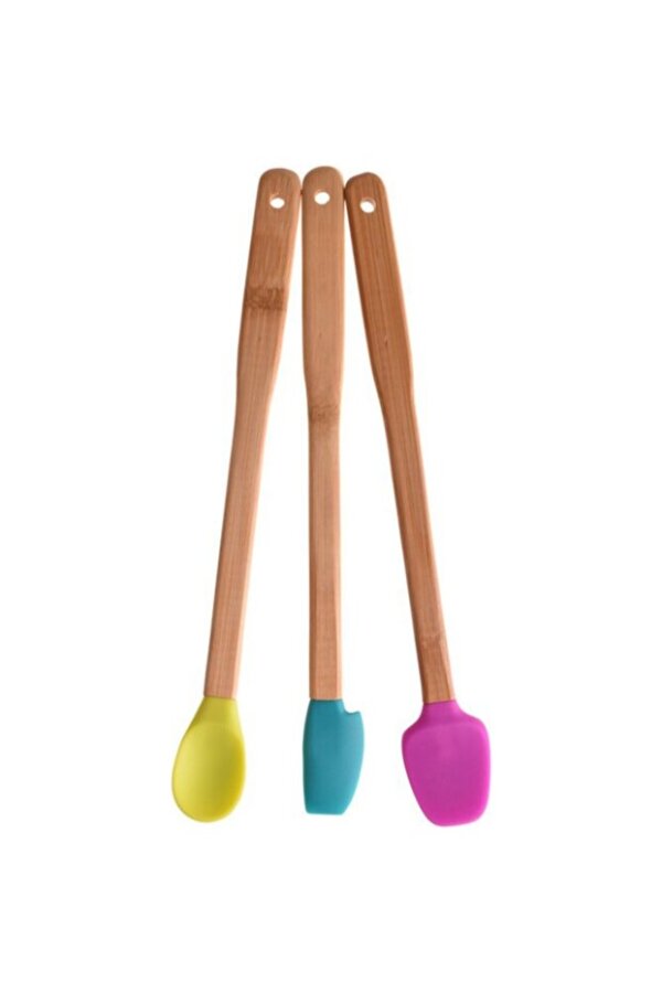 Bambum Zolly - 3'lü Spatula Seti Uzun - 1