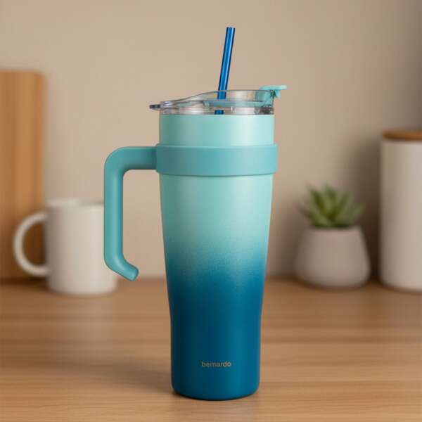 Bernardo Alto Pipetli Termos Bardak Lacivert 1000ml