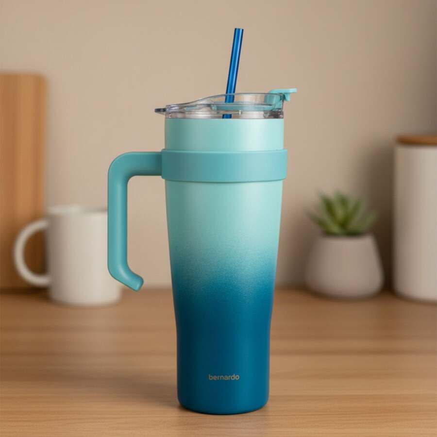 Bernardo Alto Pipetli Termos Bardak Lacivert 1000ml - 1