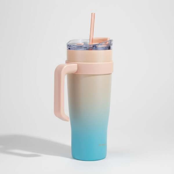 Bernardo Alto Pipetli Termos Bardak Turkuaz 1000ml - 3