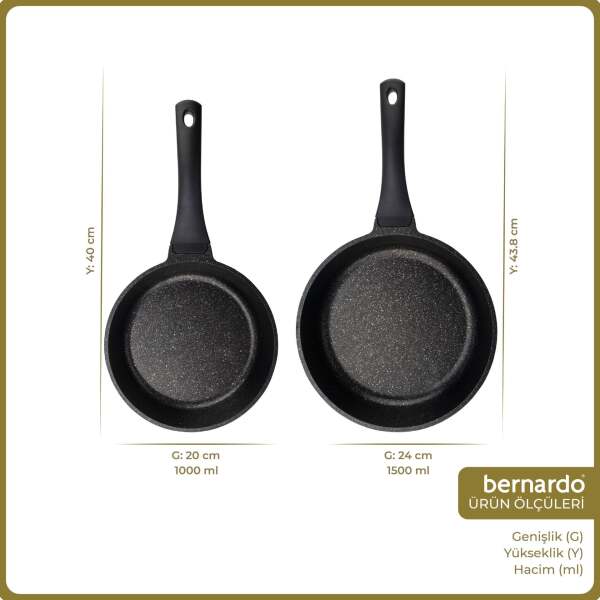 Bernardo Olimpos 2'li Tava Seti 20 24cm - 2
