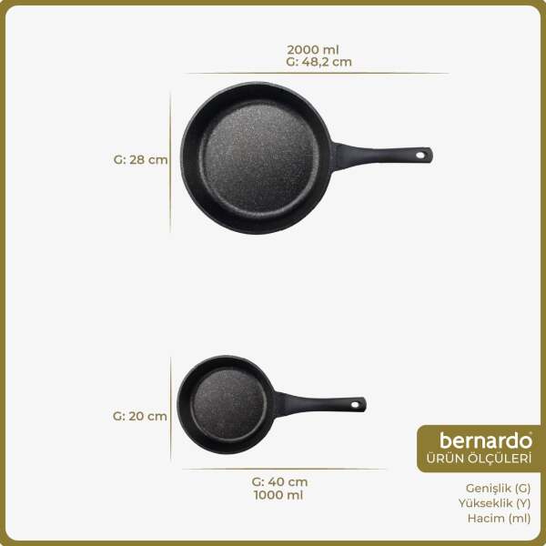 Bernardo Olimpos 2'li Tava Seti 20 28cm - 2