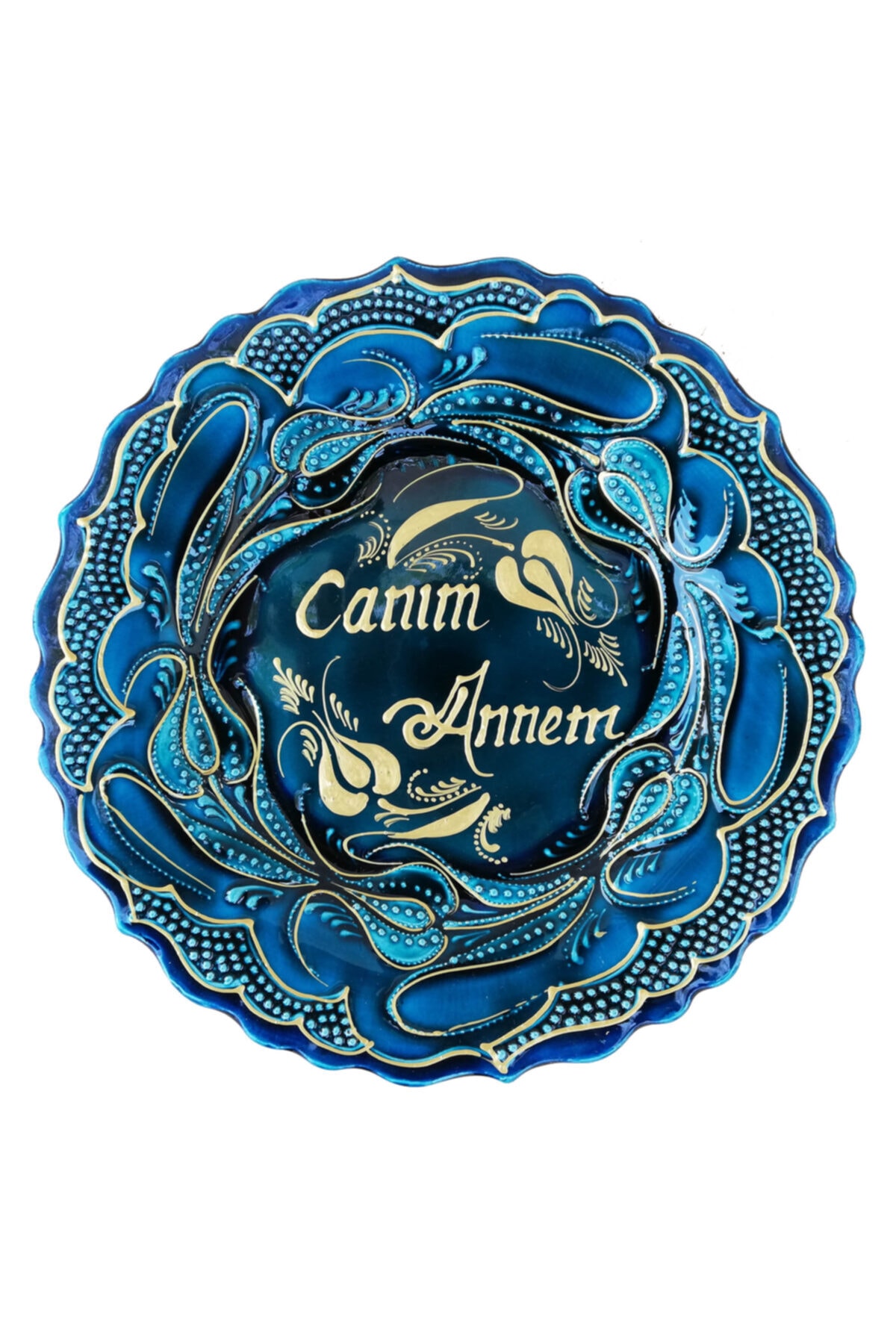 Canım Annem Yazılı Özel Hediye 30 Cm Duvar Tabağı