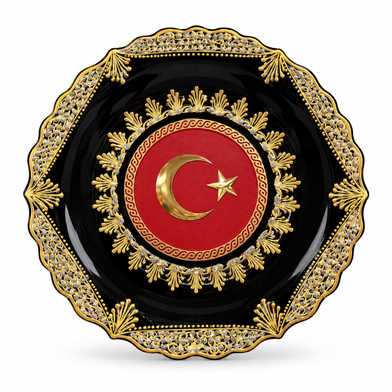 Duvar Tabağı Türk Bayrağı