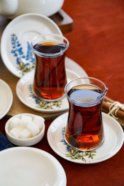 Farika Porselen Hazeran 6'lı Porselen Çay Tabağı Seti - 9