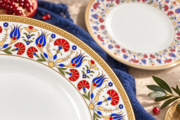 Güral Porselen Anadolu Deseni 24 Parça 6 Kişilik Yemek Takımı - 3