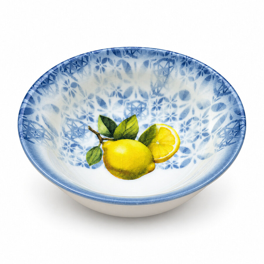 Güral Porselen Camelia Limon Desenli 14 cm 6'lı Çorba Kasesi - 2