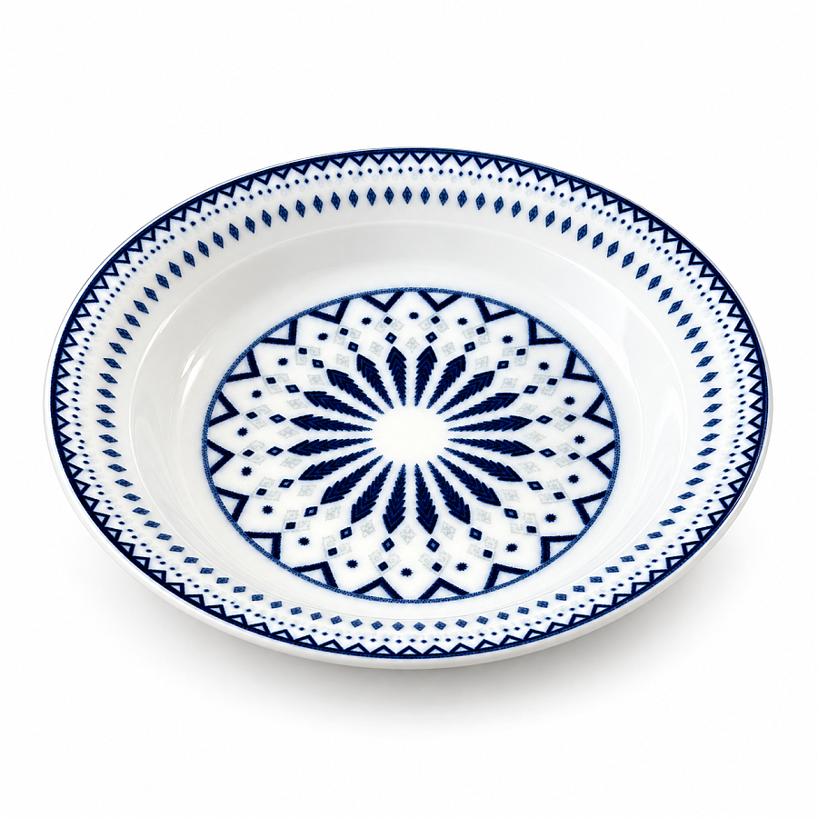 Güral Porselen Dijital 17 cm 6’lı Çukur Tabak - 2