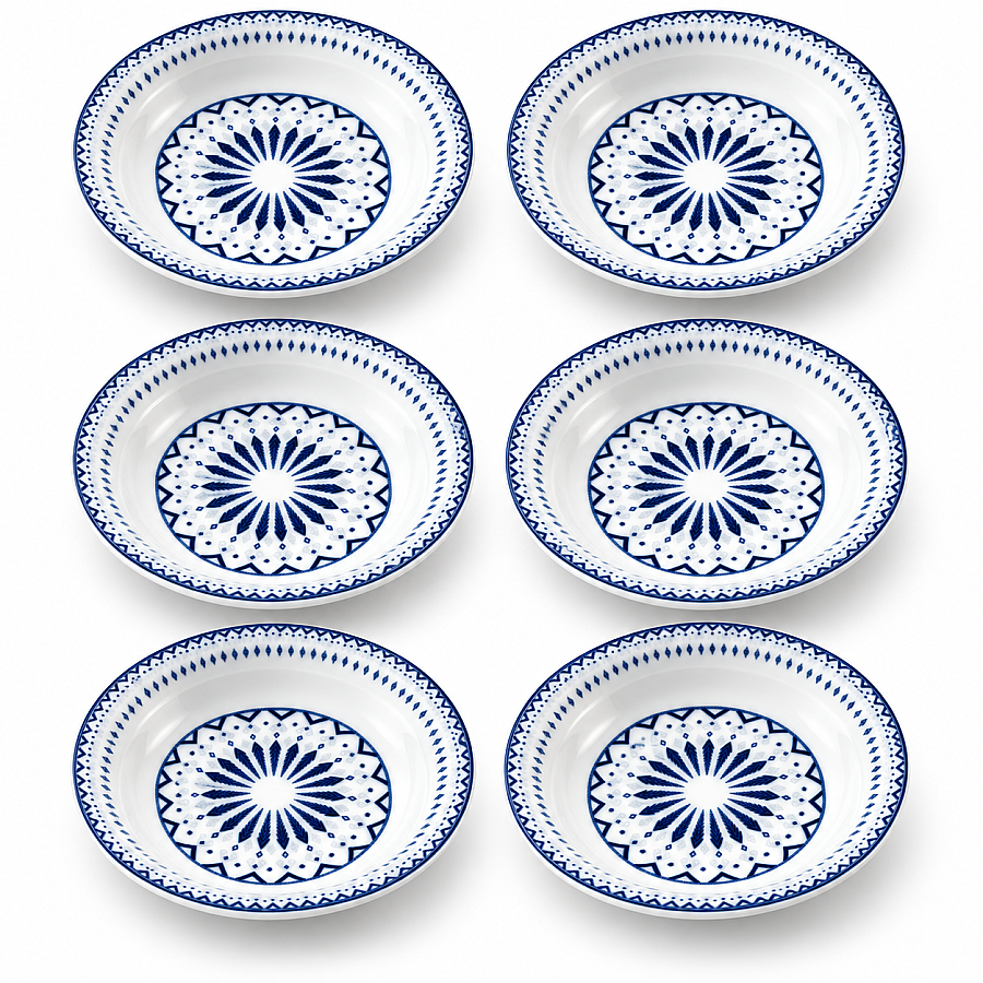 Güral Porselen Dijital 17 cm 6’lı Çukur Tabak - 3