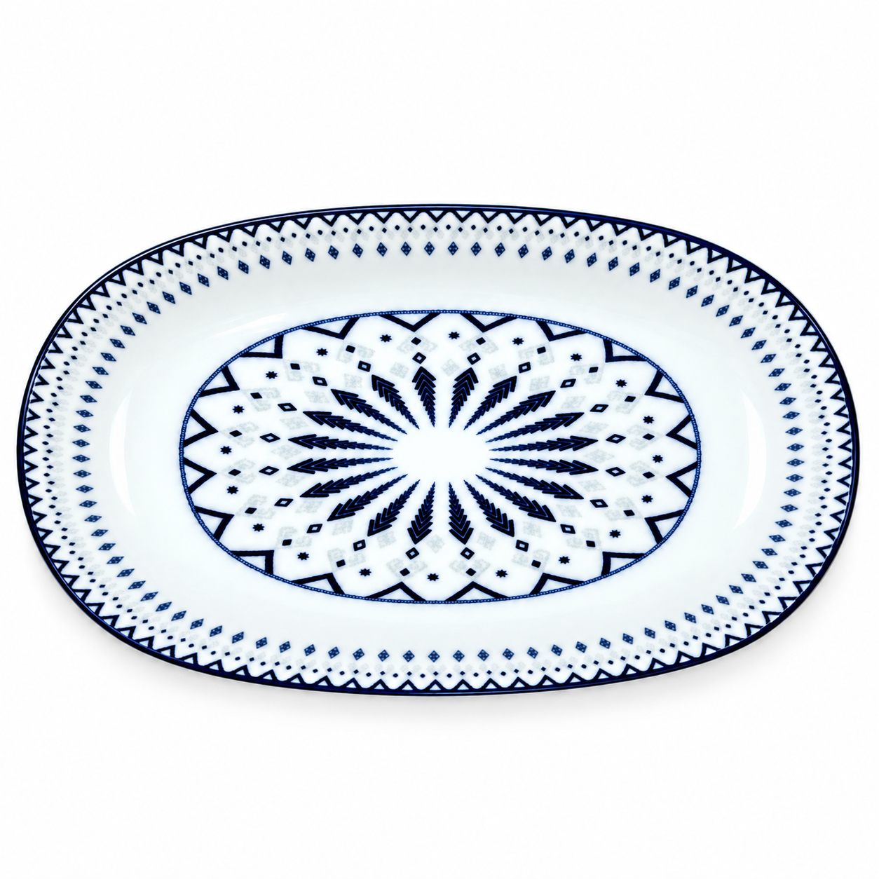 Güral Porselen Dijital 19 cm 6’lı Kayık Tabak