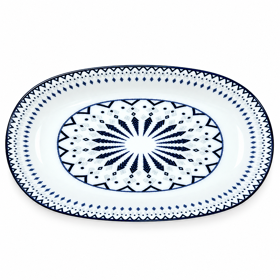 Güral Porselen Dijital 19 cm 6’lı Kayık Tabak - 2