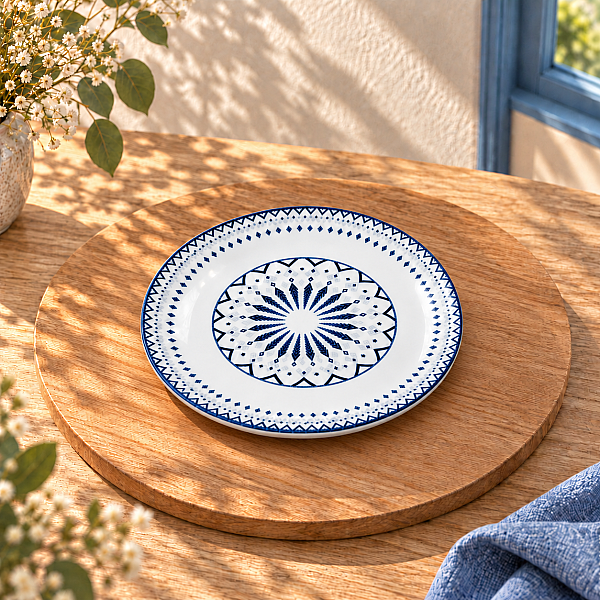 Güral Porselen Dijital 19 cm 6’lı Pasta Tabağı