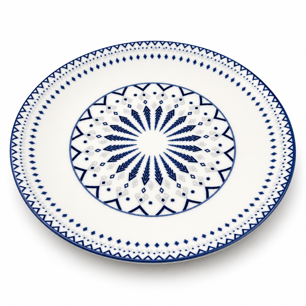 Güral Porselen Dijital 25 cm 6’lı Servis Tabağı