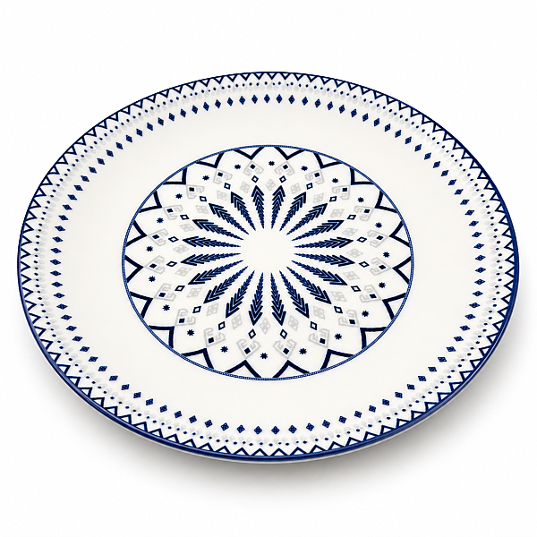 Güral Porselen Dijital 25 cm 6’lı Servis Tabağı - 2