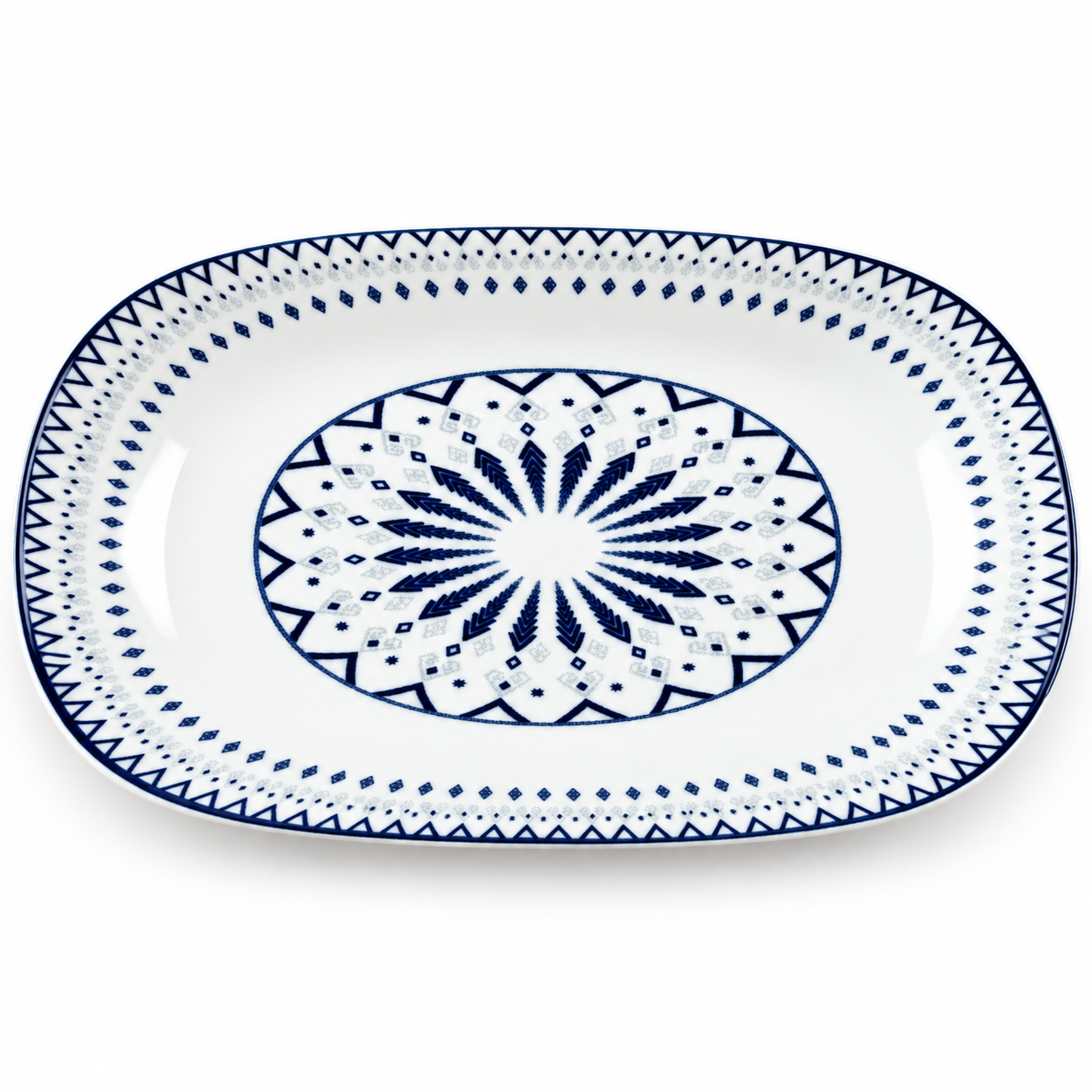 Güral Porselen Dijital 26 cm 2’li Kayık Tabak