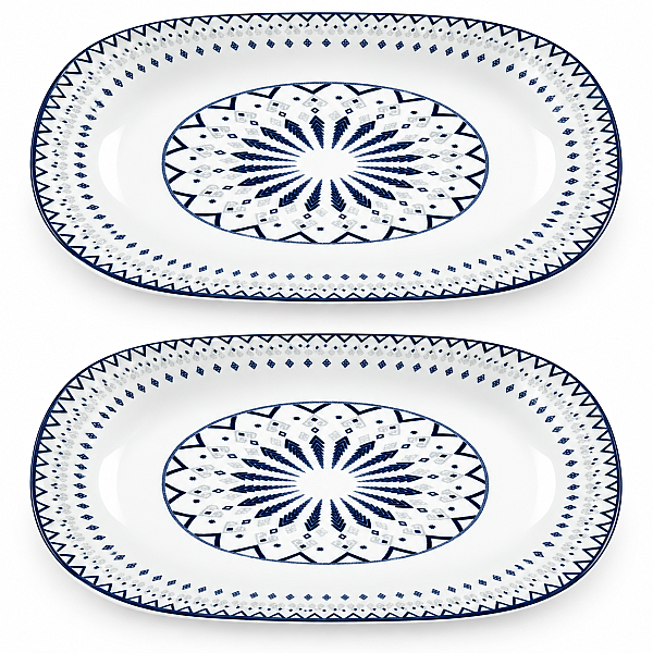 Güral Porselen Dijital 26 cm 2’li Kayık Tabak - 3