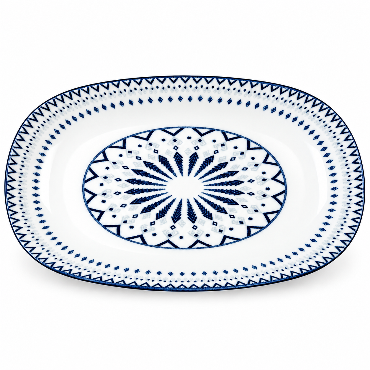 Güral Porselen Dijital 29 cm 2’li Kayık Tabak