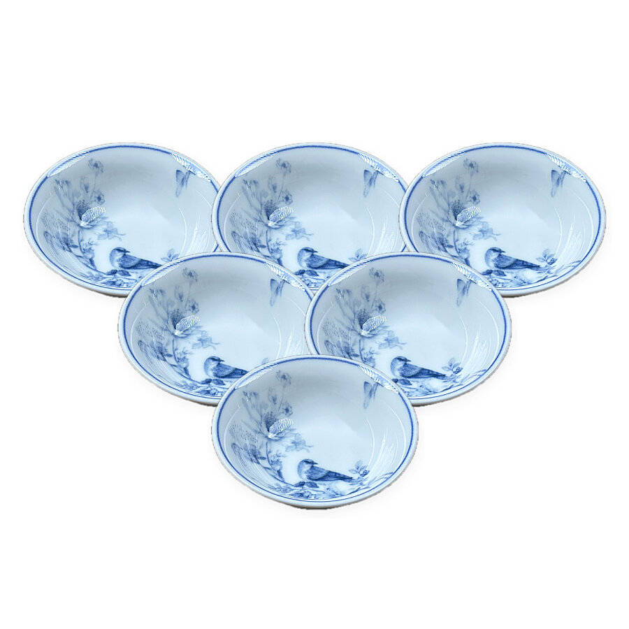 Güral Porselen Kuş Desenli 14 cm 6'lı Çorba Kasesi - 2
