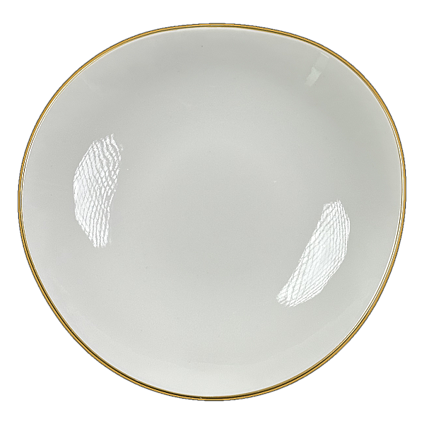 Güral Porselen Roden Mat Gold File 6'lı Pasta Tabağı - Outlet - 4