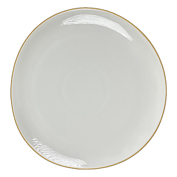 Güral Porselen Roden Mat Gold File 6'lı Servis Tabağı - Outlet - 4