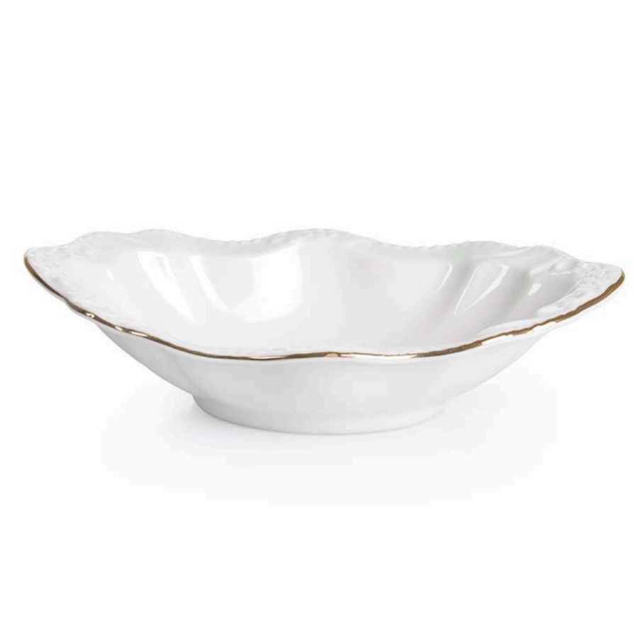 Porselen çerezlik oval 6 lı - 2