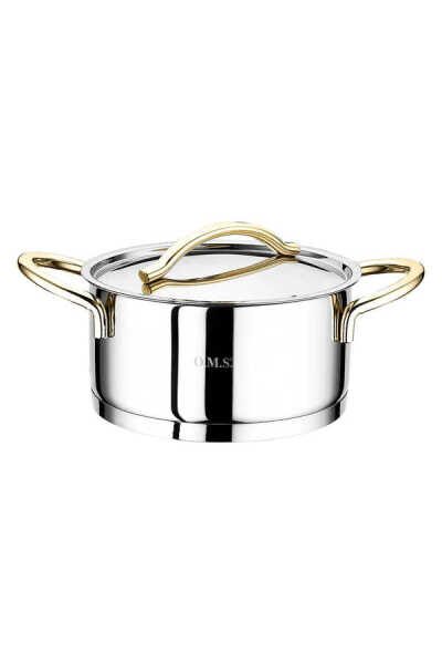 OMS Collection 1011 Silindir Tencere Seti Gold - 3