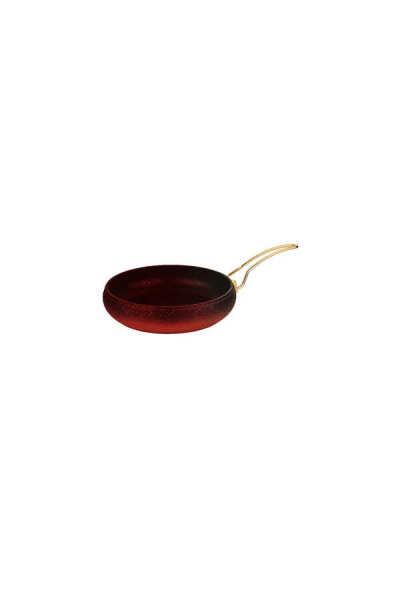 OMS Collection 3241 - Tek Parça - Bio Granit, 26x7 Cm - 2,8 Litre, Çok Amaçlı Tava, Siyah Gold Gövde, Gold Detay - 4