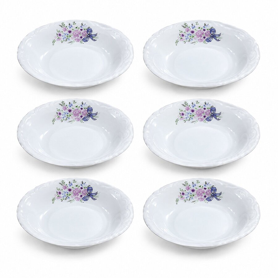Porland Buket Çukur Tabak 14 cm 6'lı - 1