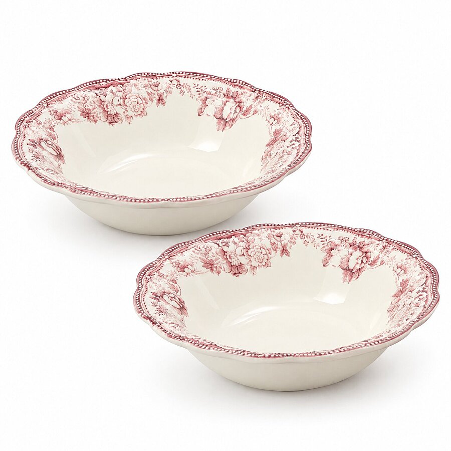 Porser 2'li Salata Kasesi 26 cm Pembe - 1