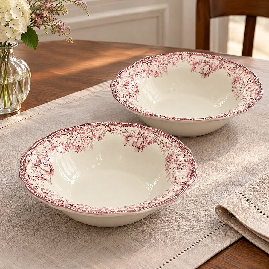 Porser 2'li Salata Kasesi 26 cm Pembe - 2