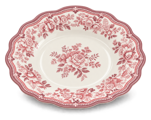 Porser Porselen Pembe 24 Parça 6 Kişilik Yemek Takımı - 5