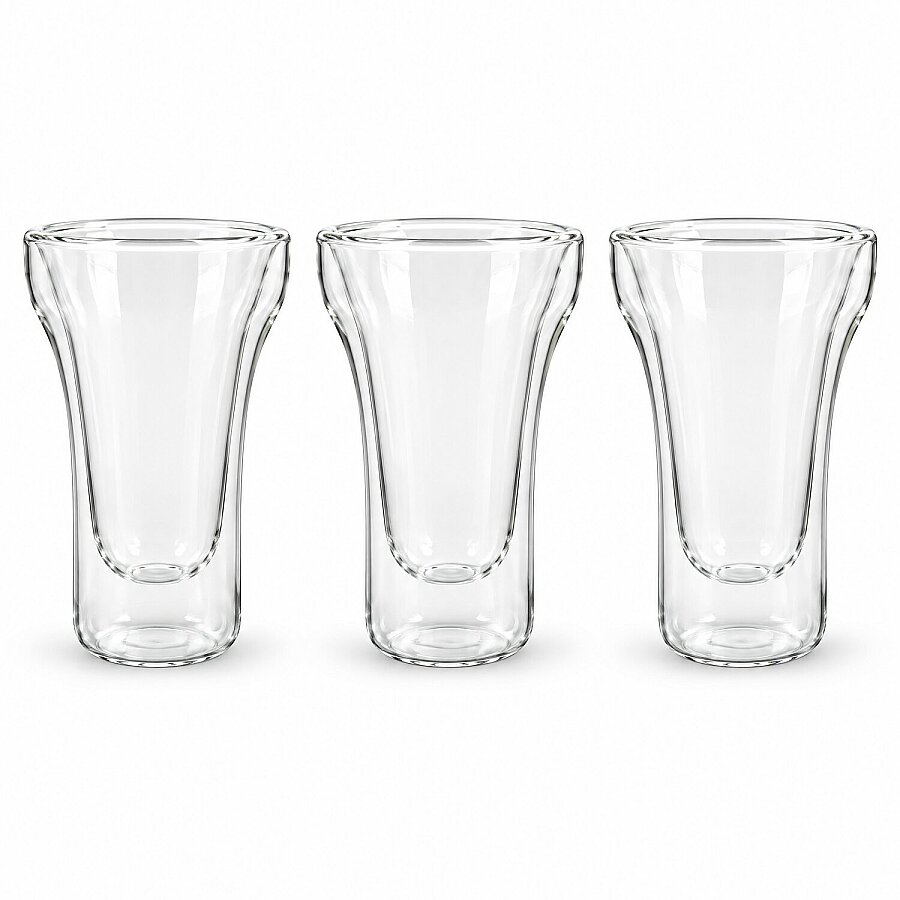 Zbern Çift Cidarlı Kulpsuz Bardak 350 ml 3'lü - 2